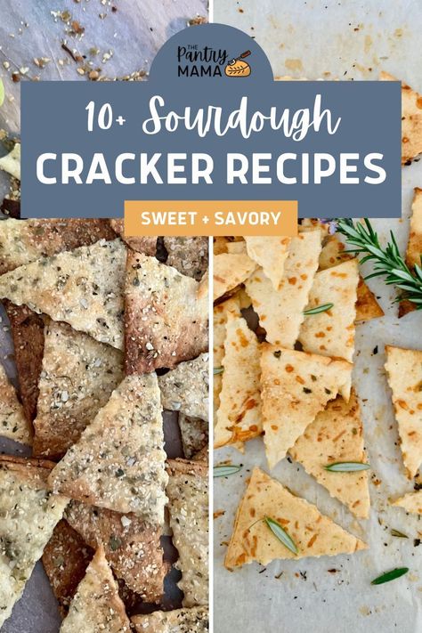 Looking for the best sourdough cracker recipes on the internet? Look no further. Here, you'll find a range of delicious sourdough discard cracker recipes to satisfy even the fussiest of cracker eaters. These sourdough cracker recipes are so good, you'll never have to buy store-bought crackers again! Seriously. Sourdough Cracker Flavors, Everything Bagel Sourdough Crackers, Discard Sourdough Cracker Recipes, Sourdough Discard Sweet Crackers, Sourdough Flatbread Crackers, Discarded Sourdough Starter Recipes Crackers, Parmesan Herb Sourdough Crackers, Discard Sourdough Recipes Crackers, Sour Dough Crackers Recipe