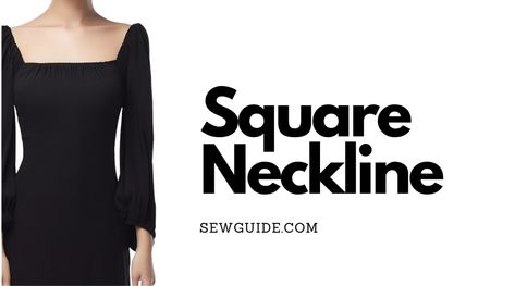 Square Neckline : Different types & the best one to choose for you. Square Neckline Jewelry, Necklace For Square Neckline, Square Neckline Top, Types Of Necklines, Cottage Core Fashion, Square Neckline Dress, Different Necklines, Style Chart, Pear Body Shape