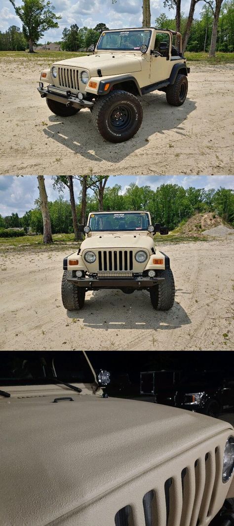 Jeep Wrangler Sand Color, Jeep Sahara Interior, Jeep Wrangler Tj Sahara, 1997 Jeep Wrangler Tj, Jeep Sahara, 1998 Jeep Wrangler, 1999 Jeep Wrangler, All Terrain Tires, 1997 Jeep Wrangler