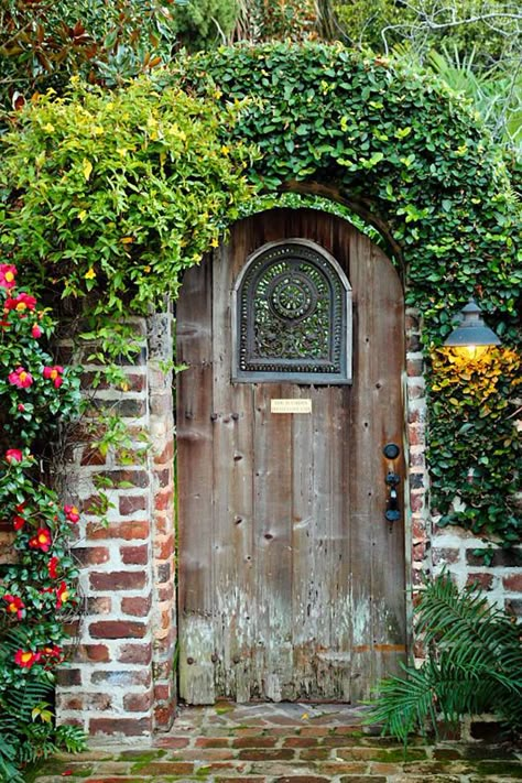 The Most Beautiful Garden Gates | homedecormade.com/the-most… | Flickr Secret Garden Door, Old Wooden Doors, Garden Door, Old Garden, Most Beautiful Gardens, Secret Gardens, Garden Doors, Garden Gate, Old Doors