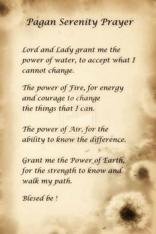 Pagan Witch, Witch Spell, Serenity Prayer, Wiccan Spells, Spells Witchcraft, Spell Book, Book Of Shadows, Namaste, Mantra