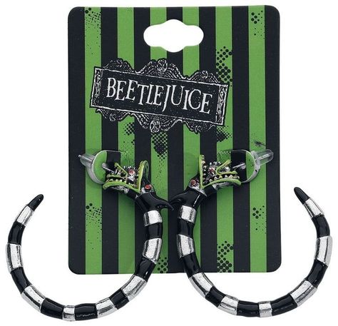 Beetlejuice Sandworm, Weird Jewelry, Beetle Juice, Tim Burton Movie, Gaming Merch, Band Merchandise, Rock Metal, Alternative Clothing, Funky Jewelry