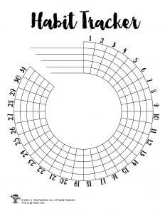 BUJO Habit Tracker Printables | Woo! Jr. Kids Activities Online Bullet Journal, Printable Habit Tracker, Bullet Journal Ideas Templates, Habit Tracker Bullet Journal, Habit Tracker Printable, Bullet Journal Notebook, Printable Calendar Template, Tracker Printable, Bullet Journal Writing