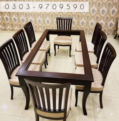 Solid Wooden Tables for Elegant Dinner Parties Daining Tebel Design Simple, Table Chairs Design, Latest Dining Table Designs, Latest Dining Table, Dinning Room Furniture, Dining Table Ideas, Rustic Dining Room Table, Wooden Dining Table Designs, Small Table And Chairs