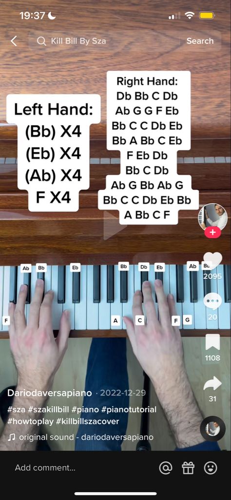 Piano Notes, Piano Songs, Piano Tutorial, Kill Bill, Piano, Songs, Memes, Quick Saves
