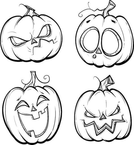 Halloween Drawing Pumpkin, Desenhos Para Halloween, Halloween Drawings Pumpkins, Cute Drawings Halloween, How To Draw Halloween, Aesthetic Halloween Drawings, Halloween Pumpkins Drawing, Drawings Of Pumpkins, Halloween Sketch Ideas