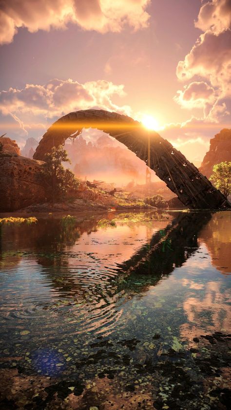 Horizon Game Wallpaper, Horizon Forbidden West Landscape, Horizon Zero Dawn Aesthetic, Horizon Forbidden West Wallpaper, Horizon Aesthetic, Horizon Zero Dawn Wallpaper, Horizon Wallpaper, Horizon Aloy, Horizon Zero Dawn Aloy