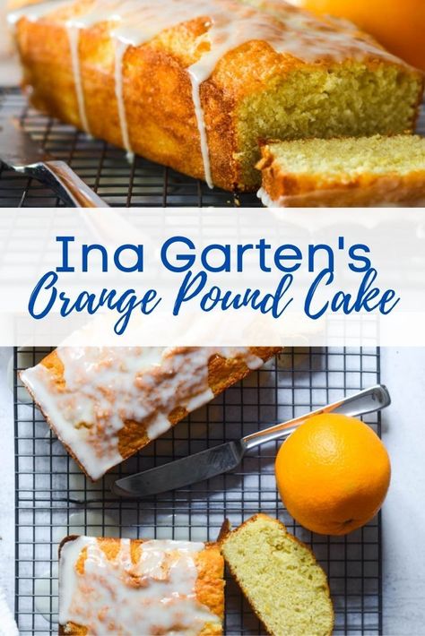 Orange Almond Pound Cake, Citrus Pound Cake Recipes, Orange Citrus Cake, Orange Pound Cake Recipes Moist, Orange Pound Cake With Glaze, Orange Juice Recipes Desserts, What To Make With Oranges, Orange Baking Recipes, Fresh Orange Recipes