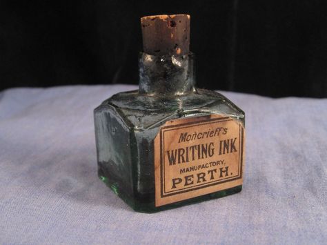 Ink Bottle Aesthetic, Antique Poison Bottles, Fountain Pen Aesthetic Vintage, Antique Ink Bottles, Ink Pot, Magic Room, Vintage Ink Bottle, Fountain Pen Drawing, Fountain Pen Ink Bottles