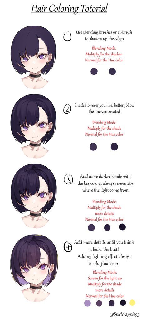 Drawing Hair Tutorial, Digital Painting Techniques, Body Drawing Tutorial, Body Base Drawing, Paint Brush Art, Digital Art Beginner, Digital Painting Tutorials, Body Drawing, Anime Drawings Tutorials