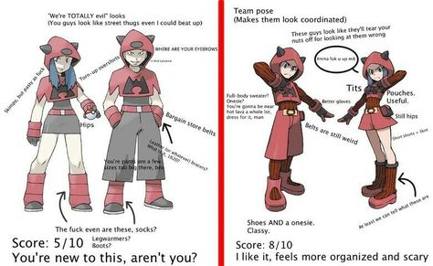 RSE vs. ORAS Team Magma grunts. Team Rocket Grunt, Pokemon Oras, Pokémon Oras, Pokemon Team Rocket, Team Magma, Pokemon Manga, Pokemon Oc, Pokemon Ships, Pokemon Cosplay