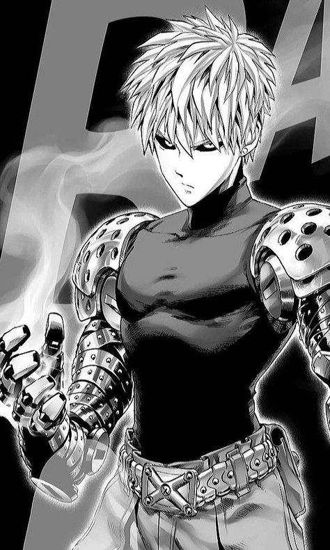 Opm Manga, Genos Wallpaper, Ragnarok Anime, Saitama One Punch, Saitama One Punch Man, One Punch Man Manga, One Punch Man Anime, Comic Style Art, Man Wallpaper