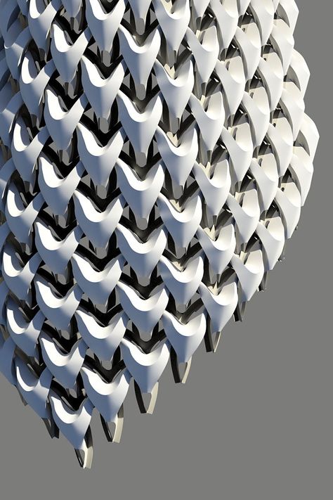 Facade System, Icon Magazine, Parametric Architecture, Generative Design, Art Appliqué, Digital Fabrication, Parametric Design, 3d Pattern, Design Innovation