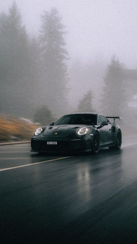 Black car Porche Car, Porsche Garage, Porsche Poster, Porsche Gt3 Rs, Porsche Gt, Black Porsche, Porsche 918 Spyder, F1 Wallpaper Hd, Sports Car Wallpaper