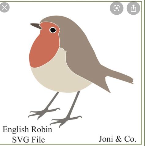 Robin Template Printable, Robin Outline, Robin Template, Robin Collage, English Robin, Robin Drawing, British Christmas, Bird Svg, Christmas Birds