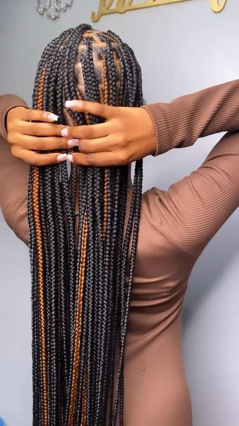 Pin by ♡ on $HAIR [Video] | Cute box braids hairstyles, Cute braided hairstyles, Hair twist styles Hairstyle Ideas For Long Hair, Prom Hairstyle Ideas, Haircut Ideas For Women, Ideas For Long Hair, Cute Prom Hairstyles, Hairstyles Cute, Wolf Haircut, Prom Hairstyle, Colored Braids