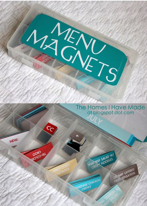 The Homes I Have Made: Magnetic Menu Board - Part 1 Meal Plan Board, Magnetic Menu Board, Menu Planning Board, Menu Board Diy, Meal Planning Board, Fact About Me, Meal Planning Menus, Monthly Meal Planning, Menu Boards