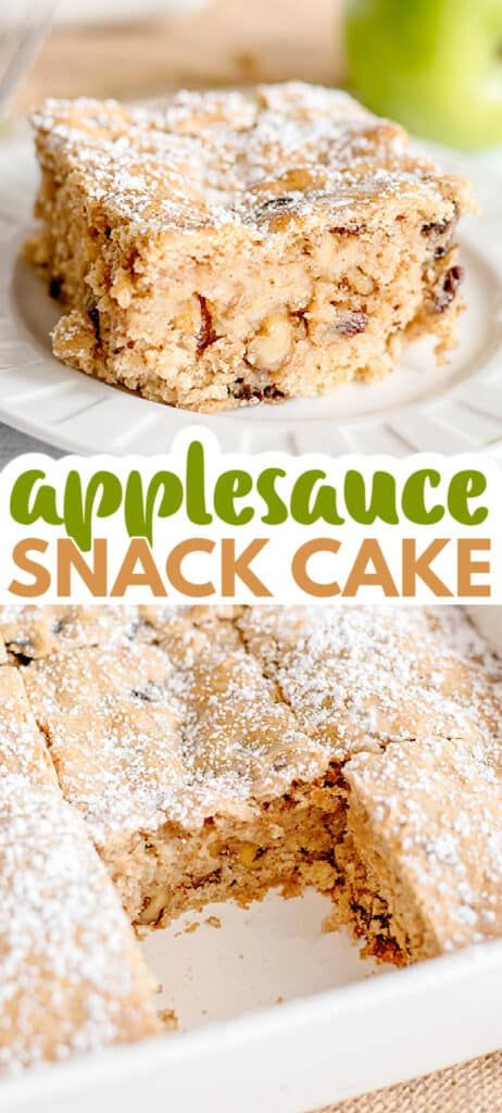 Applesauce Recipes Baking, Applesauce Snack Cake, Easy Apple Sauce, Recipe Using Applesauce, Easy Applesauce, Applesauce Cake Recipe, Baking With Applesauce, Recipe Using Apples, Applesauce Muffins