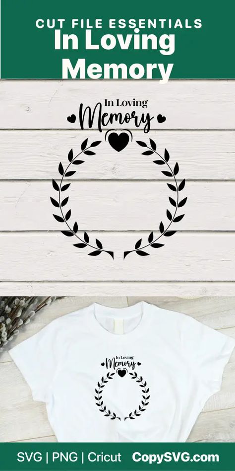 In Loving Memory Svg Free Cut File For Cricut In Loving Memory Svg, Free Cut Files, Loving Memory, Svg Free, Cherished Memories, In Loving Memory, Cricut Svg, Free Svg, Meaningful Gifts