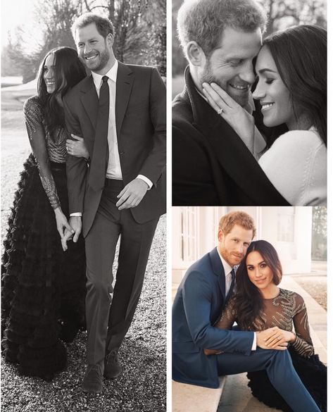 I feel like Harry and Meghan's relationship is more sincere and real than William and Kate's relationship. I could be wrong, but it seems like Harry and Meghan are happier together. Meghan Markle Engagement Photos, Megan Markle Engagement Photos, Harry Meghan Engagement Photos, Harry And Meghan Family Photo, Harry And Megan, Royal Engagement Photos, Princess Engagement Photos, Meg And Harry, Megan And Harry