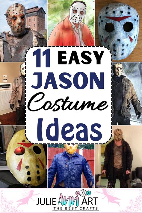 These DIY Jason costume ideas showoff your creativity and thrilling options for your next Halloween gathering. Don’t miss the chance to scare the wits out of your friends, embodying one of the most iconic horror characters with your homemade costume! Diy Horror Costumes, Diy Jason Voorhees Costume, Jason Costume Women Diy, Jason Diy Costume, Diy Jason Costume Women, Diy Jason Costume, Jason Kids Costume, Easy Horror Costumes, Jason Friday The 13th Costume