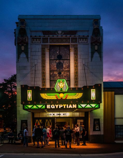 Egyptian Theatre, DeKalb Egyptian Theater, Theatre Interior, Movie Theaters, Movie Theater, Illinois, Theater, Broadway Shows, Chicago, Art Deco