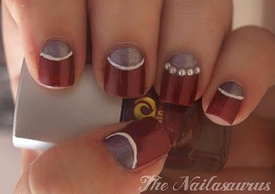 Half Moon, Silver, Pearls, Red. And GIVEAWAY NEWS Lambda Theta Alpha Latin Sorority, Trendy Nails Red, Lambda Theta Alpha, Uk Nails, Dark Red Nails, White Manicure, Half Moons, Colored Engagement Rings, Nails Red