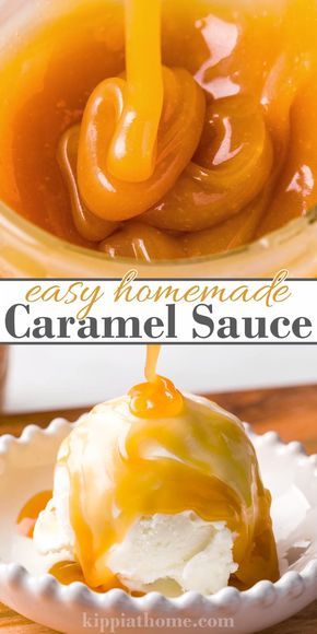 Homemade Caramel Recipes, Caramel Sauce Recipe, Caramel Dip, Caramel Recipes Sauce, Homemade Caramel Sauce, Salted Caramel Sauce, Dessert Toppings, Caramel Recipes, Clotted Cream