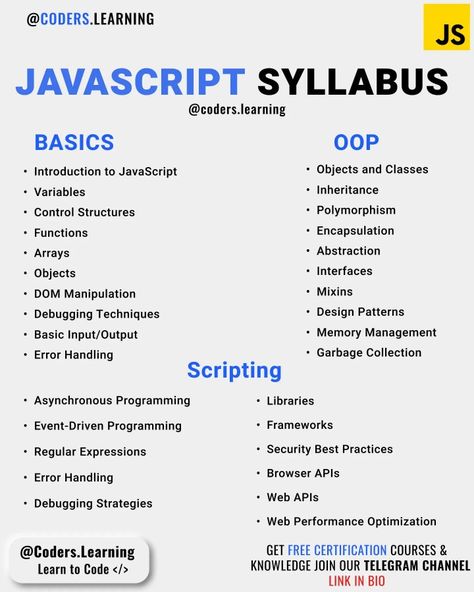 Javascript Cheat Sheet, Java Script, Basic Computer Programming, Coding Lessons, Web Development Programming, Learn Javascript, Learn Computer Science, Coding Tutorials, Computer Learning