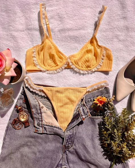 Yellow Sweet and Sensual Lingerie ❤️ Introducing Yellow Sweet and Sensual Lingerie, expertly crafted for a super comfortable and quality fit. Perfect for day to day wear, this cute and simple bright yellow lingerie will add a touch of playfulness to your wardrobe. Enjoy ultimate comfort and style with this must-have piece. ❤️ #Lingerie #luxuryclothes #LingerieAddict #LingerieLover #Intimates #LuxuryLingerie #LingerieSet #LingerieFashion #BridalLingerie #SexyLingerie #LingerieStyle #Lingerie... Yellow Lingerie Aesthetic, Yellow Lingerie Set, Lingerie Aesthetic, Miss Mrs, Yellow Lingerie, From Miss To Mrs, Day To Day, Bridal Lingerie, Luxury Lingerie