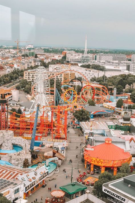 Prater Amusement Park Rides in Vienna, Austria | Top 10 Things to Do in Vienna, Austria | Ultimate List of Top 10 Things to do in Vienna, Austria | What to See and Do in Vienna, Austria | Top 10 Highlights for Your Trip to Vienna, Austria #vienna #austria #travel #wombatstraveller #wombatsvienna Vienna Austria Aesthetic, Wien Aesthetic, Amusement Park Aesthetic, Amusement Park Outfit Summer, Prater Vienna, Vienna Prater, Vienna Austria Travel, Things To Do In Vienna, Vienna Travel