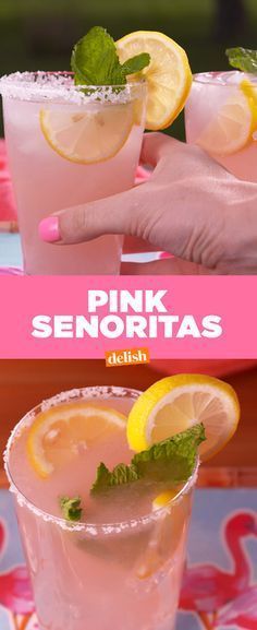 When life gives you lemons, make Pink Lemonade Margaritas. Get the recipe at Delish.com. Pink Lemonade Margarita, Fancy Drinks, Summer Cocktail, Margarita Recipes, Alcohol Drink Recipes, Drinks Alcohol Recipes, Summer Bbq, Alcohol Recipes, Milkshakes