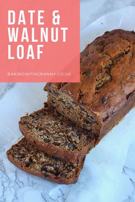 Date And Walnut Loaf Recipe, Date Walnut Cake Recipes, Date Walnut Loaf, Dates And Walnut Cake Recipes, Date And Walnut Cake Recipes, Date Walnut Cake, Loaf Cakes Recipes, Date Loaf Recipe, Date Cake Recipe