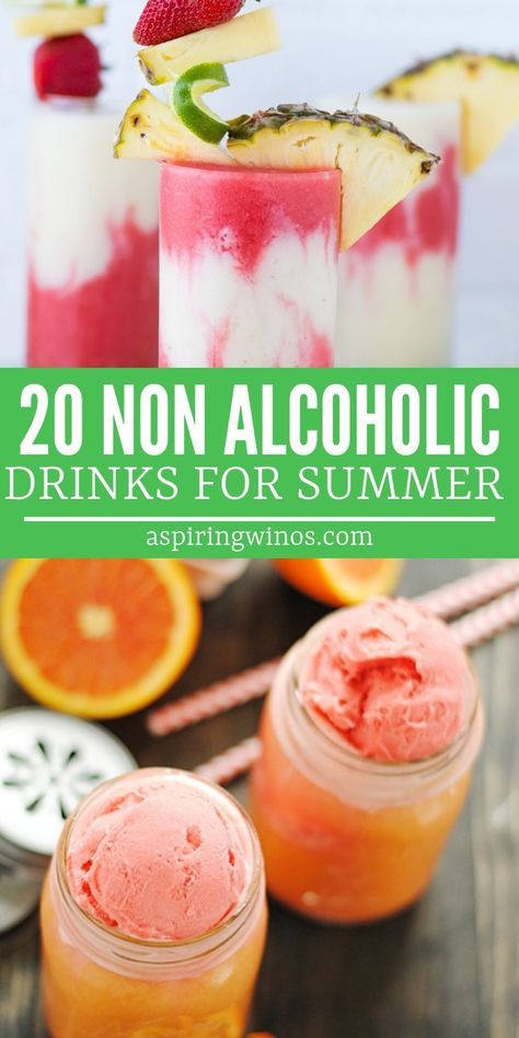 Alcoholic Summer Drinks, Alcoholic Drinks For Summer, Non Alcoholic Drinks For Summer, Drinks For Summer, Summer Drinks Nonalcoholic, Resep Smoothie, Summer Drinks Alcohol, Drink Recipes Nonalcoholic, Non Alcoholic Cocktails