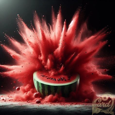 https://card9.com/ai/explosion-watermelon Black Watermelon, Black Backgrounds, Watermelon, Photography, On Instagram, Black, Instagram, Art