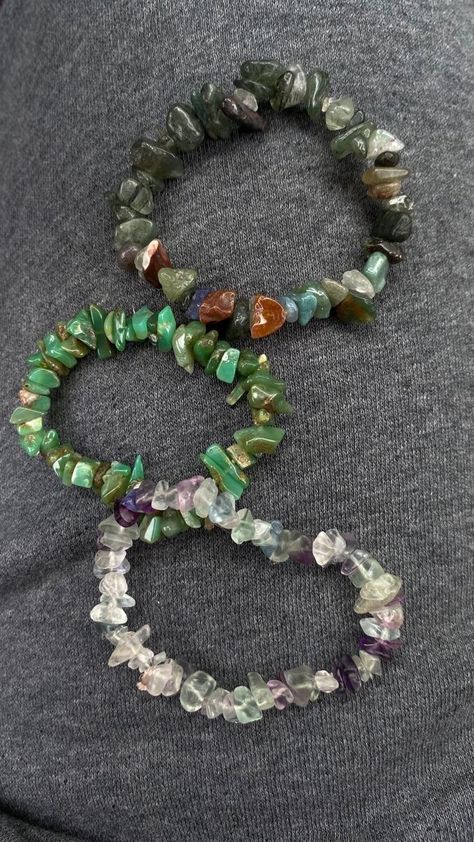 Nature Aesthetic Accessories, Cool Bracelets Aesthetic, Crystal Jewelry Bracelet, Beaded Crystal Bracelets Aesthetic, Earthy Bracelets Aesthetic, Aesthetic Crystal Bracelet, Crystal Jewelry Bracelets, Stone Bracelet Aesthetic, Goblincore Bracelet