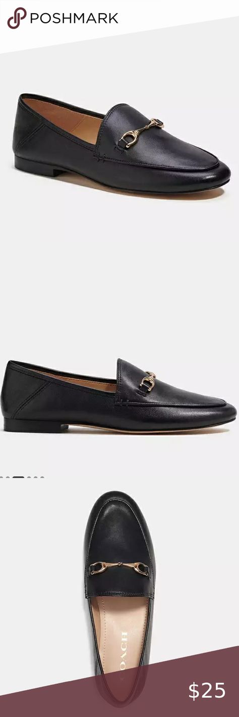 Coach Haley Leather Loafers in size 8.5. Worn 3 times Coach Shoes, Leather Loafers, Soft Leather, Loafers, Plus Fashion, Leather, Fashion Trends, Fashion Tips, Clothes Design