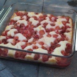 Sour Cherry Pudding, Cherry Pudding Cake Recipe, Tart Cherry Cake, Cherry Pudding Dessert, Fresh Sour Cherry Recipes, Canned Sour Cherry Recipes, Cherry Pudding Cake, Sour Cherry Cake Recipe, Sour Cherry Cake