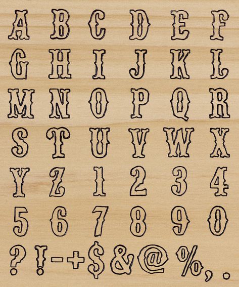 16 Burnt Wood Font Images - Typography Font for Wood Images, Burnt ... Fonts For Wood Burning, Wood Burning Letters Fonts, 70 Font Alphabet, Woodburning Letters, Wood Burning Letters, Western Font Alphabet, Western Letters, Wood Font, Letters Fonts