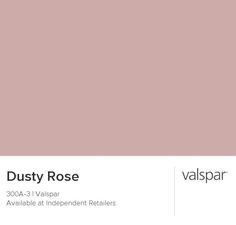 Dusty Rose Wall Paint Bedroom, Dusty Rose Accent Wall Bedroom, Valspar Dusty Rose, Dusty Rose And Gray Nursery, Dusty Rose Accent Wall Nursery, Dusty Pink Accent Wall, Dusty Pink Bedroom Kids Rooms, Dusty Rose Bedroom Walls, Dusty Rose Accent Wall