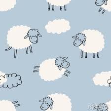 Cute cartoon sheep - vector print. seamless pattern for baby posters for the wall • posters woolly, wool, white | myloview.com Cartoon Lamb, Fabric Posters, Sheep Vector, Cartoon Sheep, Sheep Print, Clip Frame, Name Label, Baby Posters, Baby Illustration