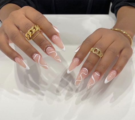 Classy Acrylic Nails, Dope Nail Designs, Short Square Acrylic Nails, Almond Nails Designs, Long Acrylic Nails Coffin, Dots Nails, Almond Acrylic Nails, Short Acrylic Nails Designs, Square Acrylic Nails