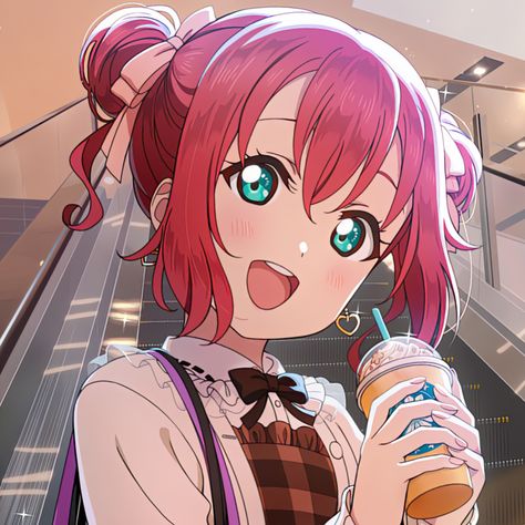 Ruby Kurosawa, Rainbow Live, Rhythm Games, Love Live, Cute Icons, All Art, New Art, Art Style, Anime Icons