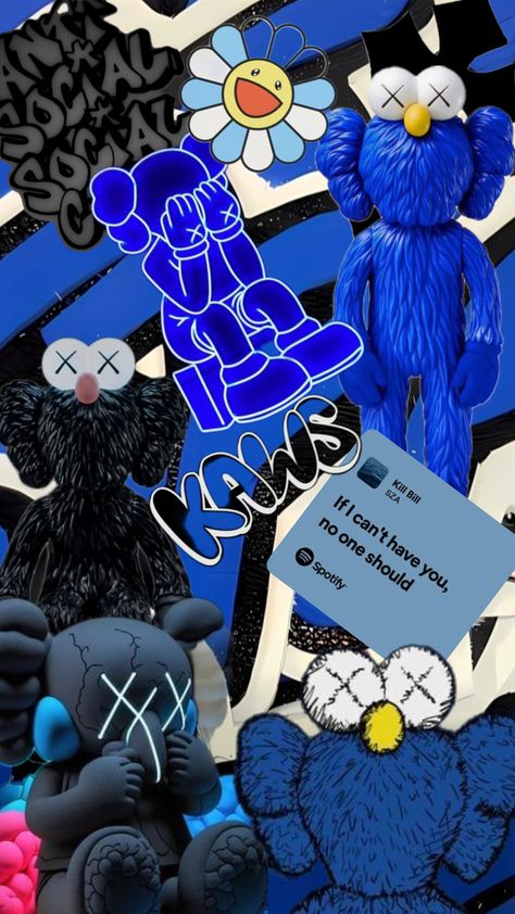 #kaws #kawswallpaper Bape Wallpaper Iphone, Kaws Iphone Wallpaper, Really Cool Wallpapers, Hypebeast Iphone Wallpaper, Pretty Wallpaper Ipad, Trippy Iphone Wallpaper, Kaws Wallpaper, Money Wallpaper Iphone, Iphone Wallpaper For Guys