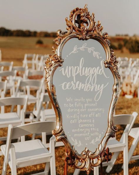 Unplugged Wedding Sign, Unplugged Ceremony, Winter Wedding Favors, No Phone, Wedding Ceremony Signs, Rustic Wedding Chic, Unplugged Wedding, Ceremony Signs, Wedding Officiant