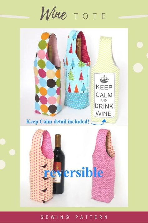 Wine Bottle Totes Pattern, Wine Sewing Projects, Wine Bottle Holder Pattern, Wine Totes To Sew, Diy Wine Bottle Bag Sewing Patterns, Fabric Wine Bottle Bag Free Pattern, Wine Carrier Bag Free Pattern, Diy Wine Bags Sewing, Quilted Wine Bottle Holder