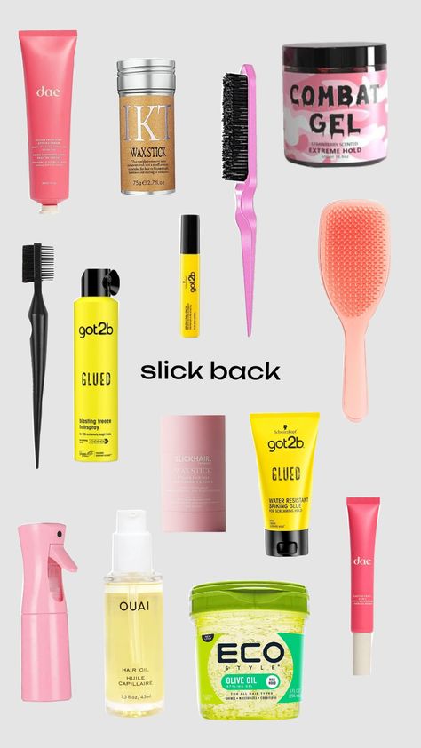 slick back products #hair #products #slickback #slickedbackhair #beauty #popular #fyp Hair Slicking Products, Hair Products For Slick Back Hair, Slick Back Materials, Popular Hair Products, Best Slick Back Products, Products For Slicked Back Hair, Cute Slickback Hairstyle, How To Do Slick Back, Slick Back Products