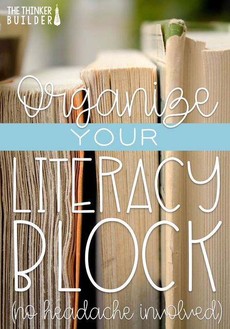 Take the headache out of organizing your literacy block. Step by step guidance to structure your time successfully! (A Blog Post from The Thinker Builder) Literacy Block Schedule, Block Scheduling, Literacy Coaching, 4th Grade Ela, Balanced Literacy, Third Grade Classroom, Teacher Planning, Language Arts Elementary, 4th Grade Reading