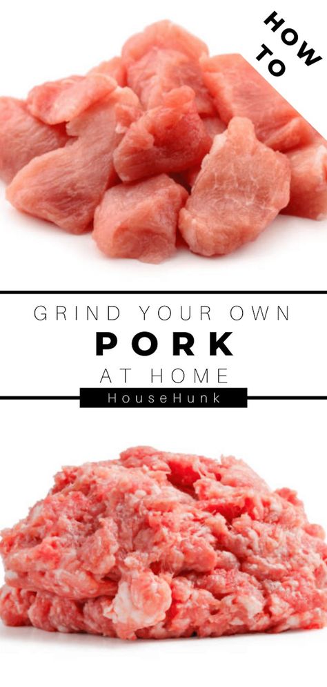 Freshly ground pork can elevate your favorite recipes to a whole new level of deliciousness! With this easy-to-follow guide, learn how to grind pork at home without a grinder using common kitchen tools. Discover the best cuts of pork to use, how to prep and grind the meat, and get tips on storing and seasoning your homemade ground pork. Perfect for creating mouth-watering pork dishes, such as juicy burgers, savory meatballs, and flavorful tacos! How To Make Ground Pork, Meat Grinder Recipes, Pork Loun, Ground Pork Recipes Easy, Grinder Recipes, Grinding Meat, Hamburger Meat Recipes Easy, Pork Burgers Recipes, Ground Sausage Recipes