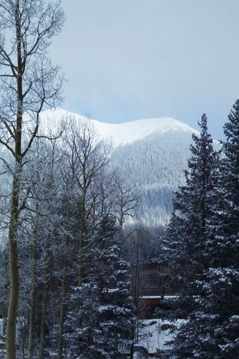 Near Flagstaff, Arizona in the winter Flagstaff Arizona Snow, Flagstaff Arizona Winter, Arizona Winter, Winter Moodboard, Aesthetic Scenery, Bleak Midwinter, Flagstaff Arizona, Vintage Arizona, Flagstaff Az